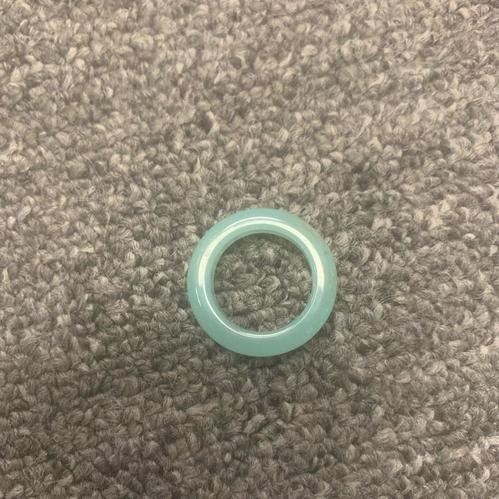 Turquoise Acrylic Statement Ring - Picture 4 of 4